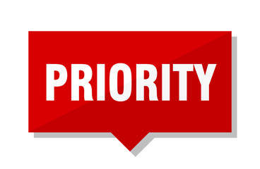 priority red tag