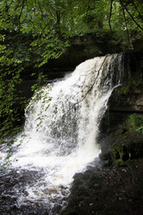 West Burton waterfall Yorkshire - portrait