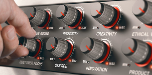 Business Core Values, High Quality Service