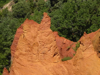 carrières d'ocre de Rustrel, Vaucluse
