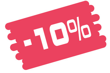 10 % Percent Discount, Sale Up, Special Offer, Trade off