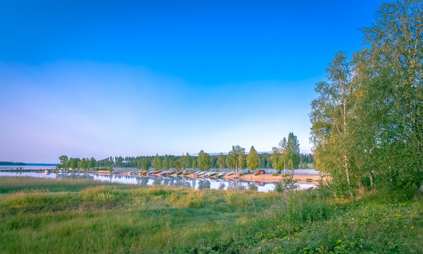 Lake Wiew From Kajaani, Finland.