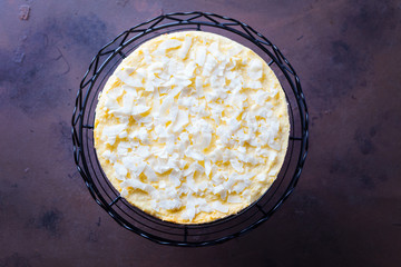 coconut cheesecake