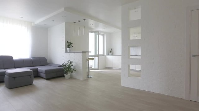 Beautiful new apartment, interior, modern kitchen