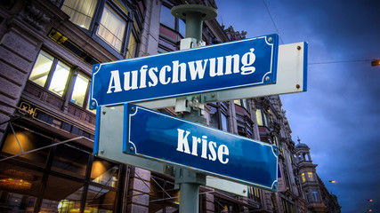 Obraz premium Schild 372 - Aufschwung