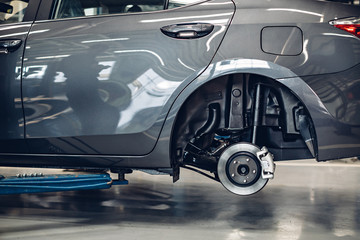 Auto car repair service center. Car maintenance concept