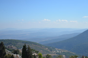 Obraz premium Mountains near Safed, Israel