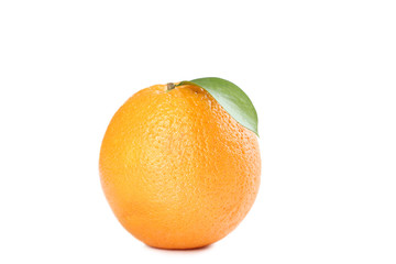 Orange fruit isolated on white background