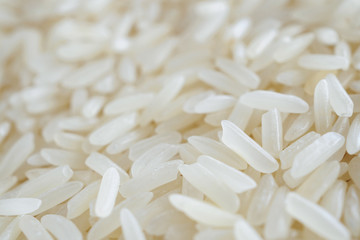 Thailand Jasmine rice texture background close up