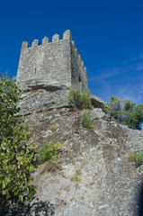 Fototapeta na wymiar Torre de homenaje del castillo de Sortelha, Sabugal. Portugal.