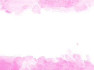 hochauflösender rosa Wasserfarben Rahmen für künstlerische Hintergründe