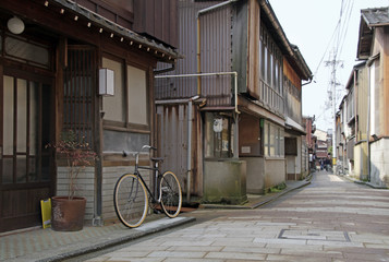 Street Scene in Kanazawa, Japan
