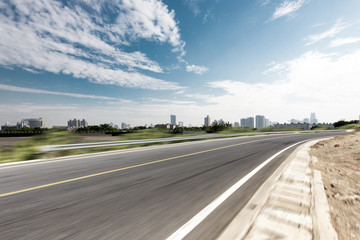Fototapeta premium empty highway 