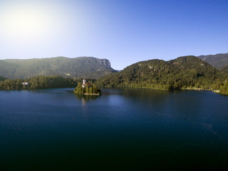 Fototapeta premium Bled Lake National Park Slovenia