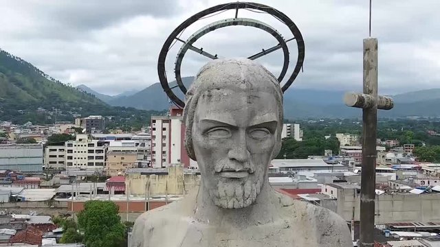 Venezuela San Juan de Los Morros City - San Juanote Statue. Saint John
