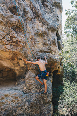 Sport Climbing Outside on Santa Barbara Sandstone