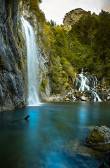a waterfall in Austria