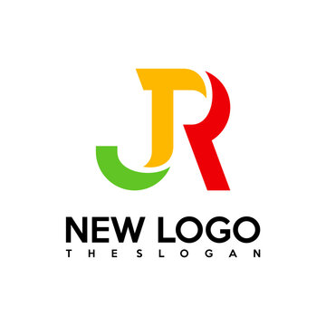 Initial JR logo vector
