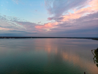 Berlin Köpenick Müggelsee at sunset