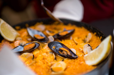 Paella - traditonal Spanish food