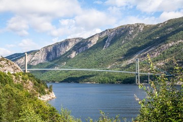 Blick über den Lysefjord