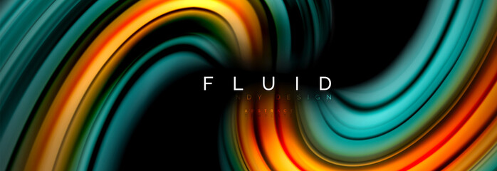 Fluid color motion concept