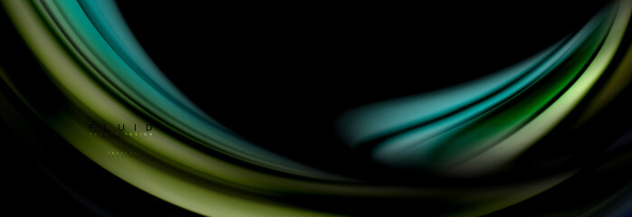 Fluid color motion concept