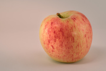 Pink apple isolated