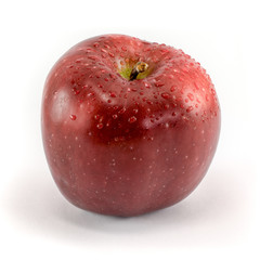 Red apple isolated on white background