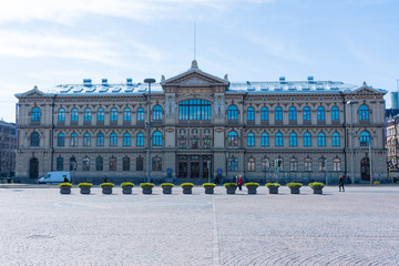 Helsinki. The building of the Art Museum Ateneum.