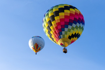 Happy hot air ballooning