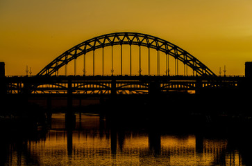 Fototapeta na wymiar Tyne bridges