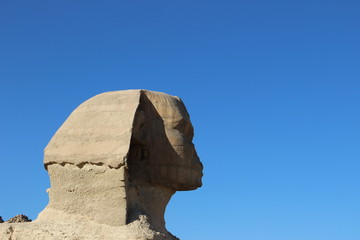 Große Sphinx von Gizeh Nase