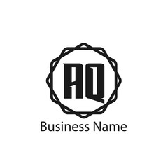 Initial Letter AQ Logo Template Design