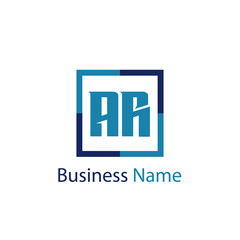 Obraz premium Initial Letter AR Logo Template Design