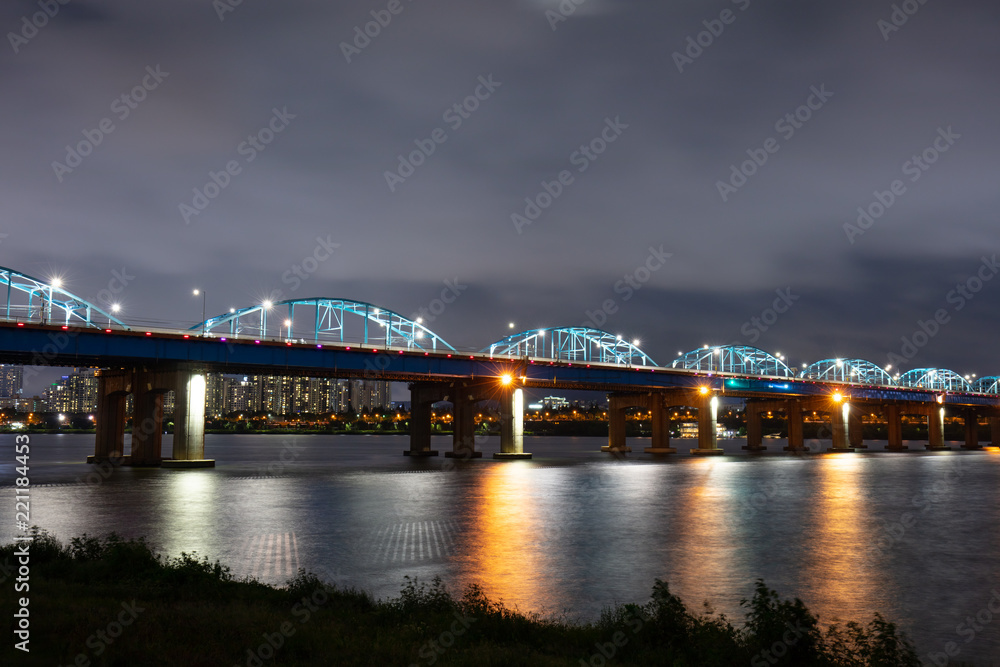 Wall mural Dongjak Bridge Seoul