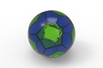 3D render of soccer ball