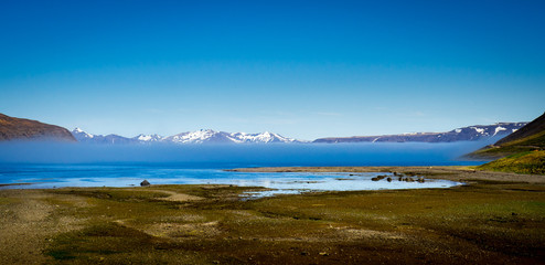 Fototapeta premium Fjord landscape in Iceland