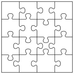 Puzzle. Vector