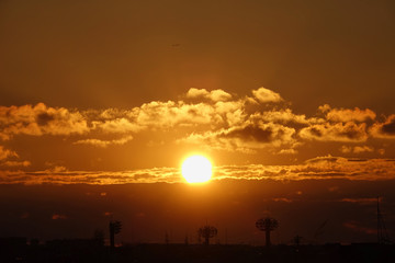 冬の朝日と雲_817