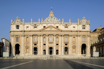 Fototapeta na wymiar Rome - Vatican, Basilica of Saint Peter.