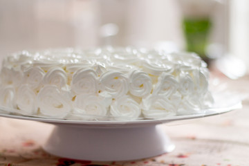 white cake