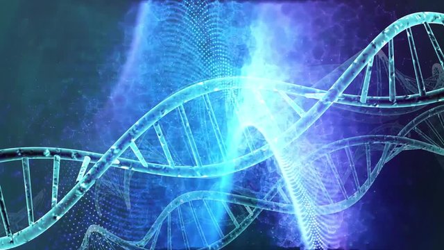 DNA double helix medical background
