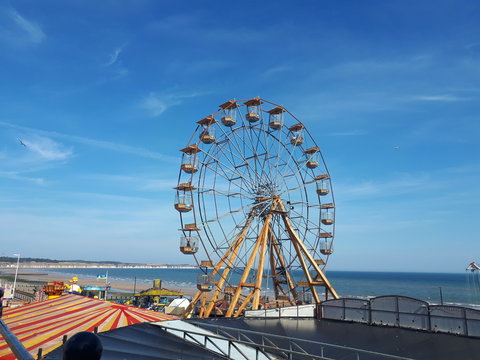 Ferris wheel at Bridlington Beach UK