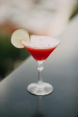 Red cocktail
