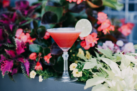 Red cocktail