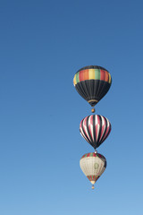 Naklejka premium Globos aerostáticos en Festival de Globos en León Guanajuato