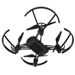 Drone with camera isolated on white background. 3d rendering