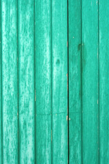 Fototapeta na wymiar Hintergrund, Textur: Verwittertes Holz, grün