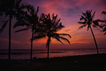 Obraz premium Sunset always holds it's beauty rememberable 